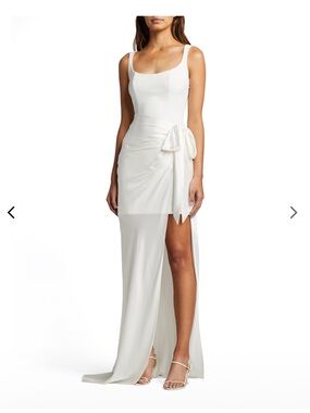 Cinq a sept long ivory dress